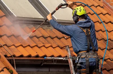 Démoussage et hydrofuge de toiture à Passy
